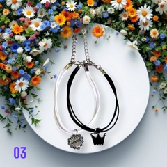 Vòng tay đôi nhiều hình dễ thương