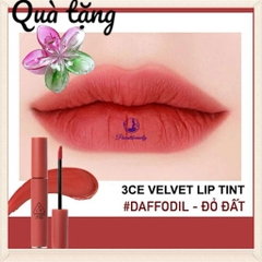 16.3 Son Kem Lì, Lên Màu Chuẩn 3CE Velvet Lip Tint 4g