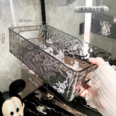 Hộp đựng mỹ phẩm họa tiết sông băng 27x15x7cm
