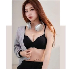 B7.3- Áo ngực , áo bra su màu đen 4807 viền chữ 38/85