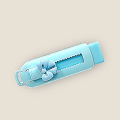 Bút tẩy có thể kéo đẩy gắn charm nơ