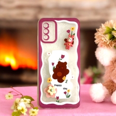 Ốp Lưng Điện Thoại HAAPY DAY Gấu, Thỏ Lạc Giữa Rừng Hoa Siêu Hot