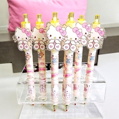 Bút bi kèm charm mực xanh hình nhân vật dễ thương