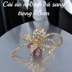 Cài áo đính nơ - hoa đính đá