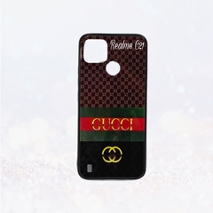 Ốp Lưng Điện Thoại Kính Cường Lực Sang Trọng Với Họa Tiết Gucci Cho Realme