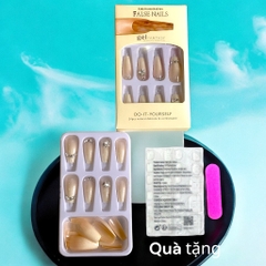 Set 24 móng đính đá kiểu keo