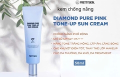 Kem chống nắng Kim cương PrettySkin Diamond Pure Pink Tone Up Sun Cream 50ml