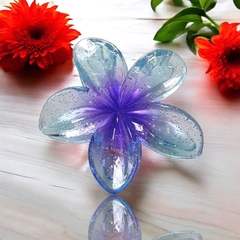 Kẹp càng cua tráng gương kim tuyến hoa sứ