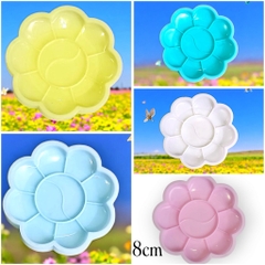 Sét 2 dụng cụ pha màu bông hoa nhỏ 8cm