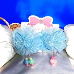 13.3 Set 2 kẹp mỏ vịt nơ (kẹp 4,5cm, nơ 6->7cm)