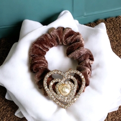 14.4 Dây Cột Tóc Nhung Đính Đá Nhiều Mẫu (1 cái)