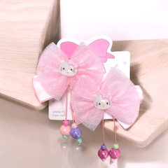 13.3 Set 2 kẹp mỏ vịt nơ (kẹp 4,5cm, nơ 6->7cm)