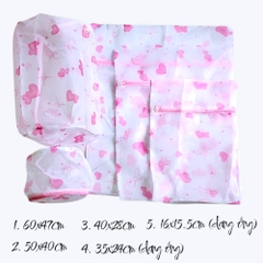 Sét 5 túi lưới giặt đồ