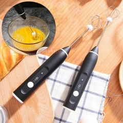 Máy đánh trứng tạo bọt mini Whisk màu đen
