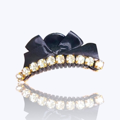 7.2 Kẹp tóc nơ đính đá dễ thương 7,5cm