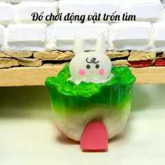 {China} Squishy Đồ chơii động vật trốn tìm nhiều màu
