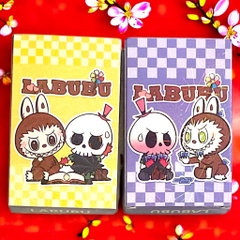 Hộp 30 thẻ lomo hai mặt laserr hình Labubu
