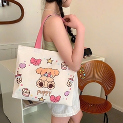 13.16 Túi vải canvas 1 lớp có khóa 40x34cm