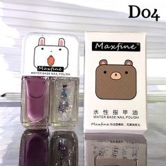 Combo 2 sơn móng tay MAXFINE 2in1 có thể lột