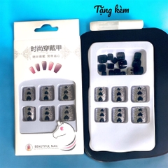 Set 24 móng chân kiểu keo nhiều mẫu