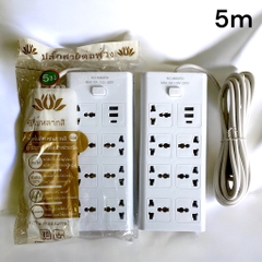 CT4. Ổ Cắm Điện Trắng 21 Lỗ 2 Cổng Usb 1Type C