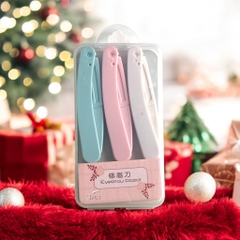 T11. Hộp 3 dao cạo mày dạng gấp Eyebrow Razor