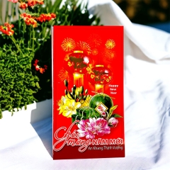 Thiệp chúc mừng năm mới 10,5x19cm