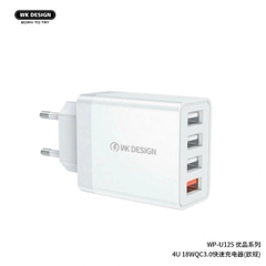 Củ sạc nhanh 4 cổng chính hãng WK- U125