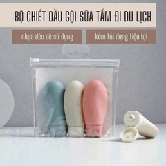 Sét 3 Lọ Chiết Mỹ Phẩm Du Lịch 11x5.5cm