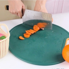 Thớt nhựa xanh tròn kháng khuẩn 32cm