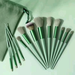 T9. Set Fix Cọ Trang Điểm 13 Cây Đựng Trong Tui Vải Nhung