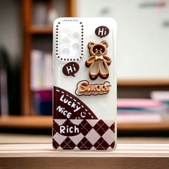 Ốp Lưng Điện Thoại Mềm SWEET Gấu Moschino Siêu Dễ Thương