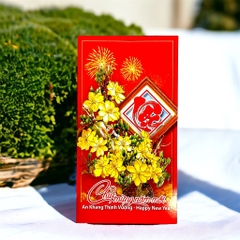 Thiệp chúc mừng năm mới 10,5x19cm