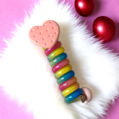 Dây cột tóc lò xo gắn charm