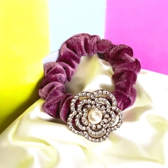 14.4 Dây Cột Tóc Nhung Đính Đá Nhiều Mẫu (1 cái)