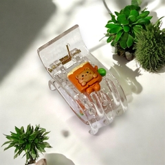 T1.Kẹp tóc càng cua 5 răng gắn charm