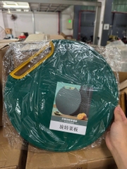 Thớt nhựa xanh tròn kháng khuẩn 32cm