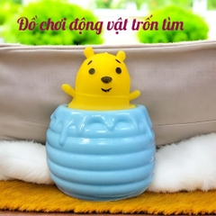 {China} Squishy Đồ chơii động vật trốn tìm nhiều màu