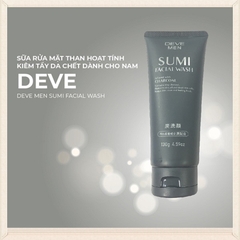 Sữa Rửa Mặt Than Hoạt Tính Cho Nam Kumano Deve Men 130g