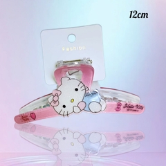 T6. Kẹp tóc chéo mika họa tiết nhân vật hoạt hình 12cm