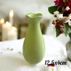 Lọ/bình cắm hoa mini decor 12,5x4cm