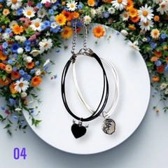 Vòng tay đôi nhiều hình dễ thương