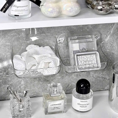 Kệ, khay đựng xà phòng dán tường trong suốt