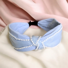 Bờm/Turban Nơ Ngọc Trai Nhiều Màu