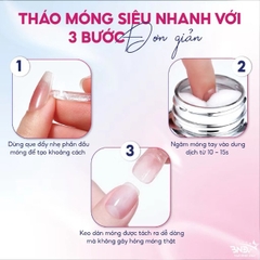 Dung dịch tháo móng Huaxi 80ml chính hãng