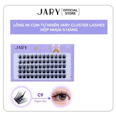 14.7.Lông mi cụm tự nhiên JARY Cluster Lashes hộp nhựa 5 hàng