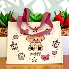 Túi vải canvas 1 lớp có khóa 40x34cm