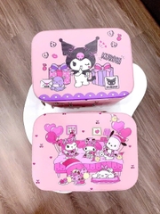 Cốp đựng mỹ phẩm Kuromi 25x19x11,5cm