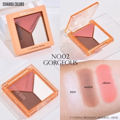 Phấn Tạo Khối Và Bắt Sáng Sivanna V Cut Blending Shading HF135 7,5g