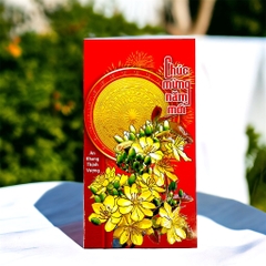 Thiệp chúc mừng năm mới 10,5x19cm